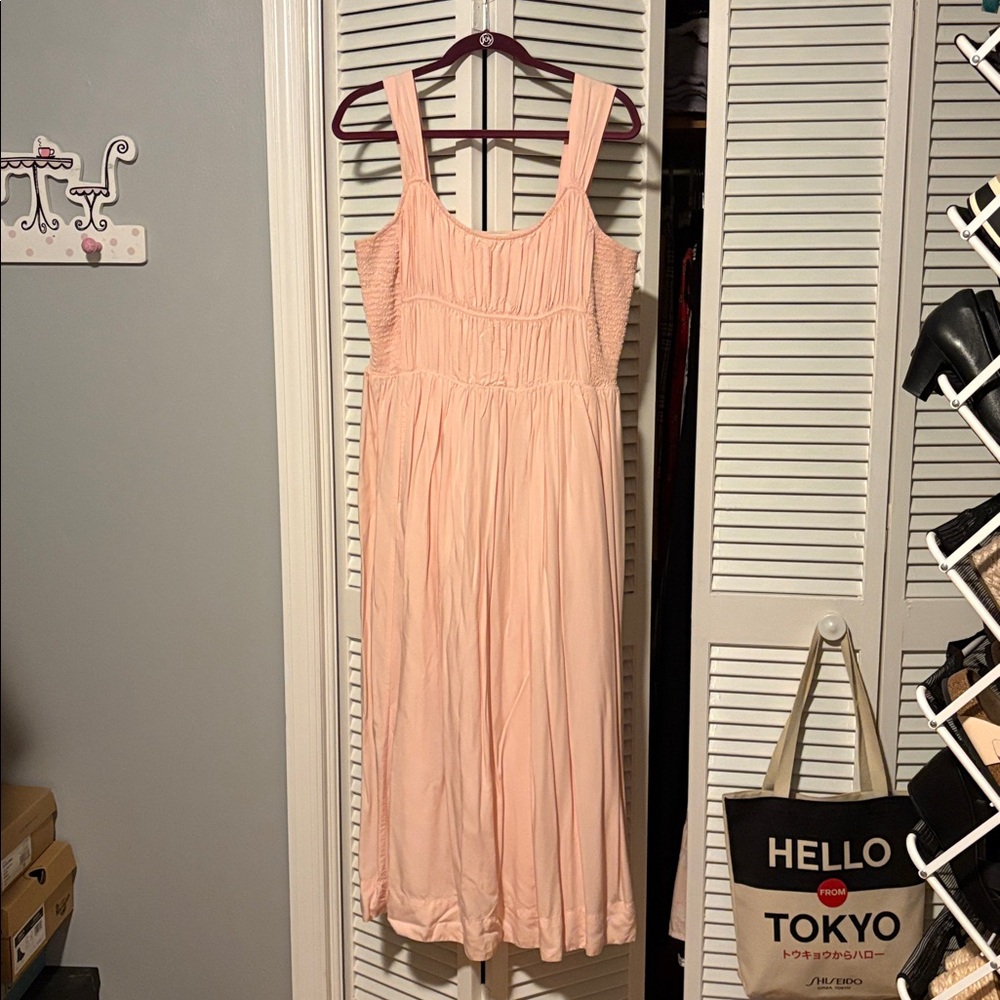 Crown & Ivy Peach Maxi Dress